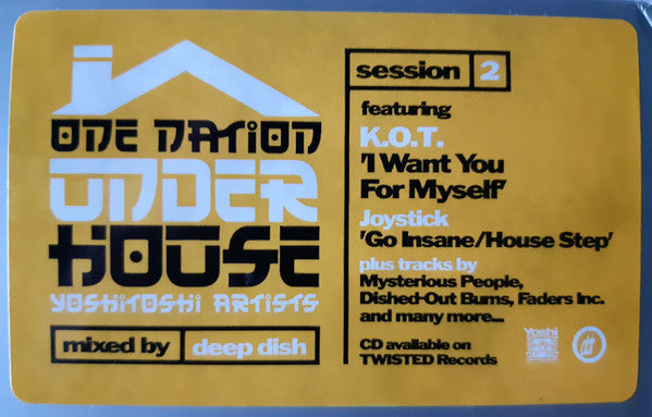 Various One Nation Under House: Session 2 Yoshitoshi Recordings 2x12" Very Good (VG) Very Good (VG)