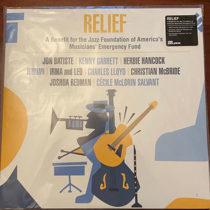 Relief A Benefit For The Jazz Foundation Of America's Musician's Emergency Fund | Mint (M) Mint (M) - JAZZ *NUMBERED, COLOR*