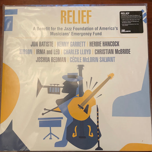 Relief A Benefit For The Jazz Foundation Of America's Musician's Emergency Fund | Mint (M) Mint (M) - JAZZ *NUMBERED, COLOR*