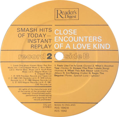 Smash Hits Of Today - Instant Replay | Near Mint (NM) Near Mint (NM)