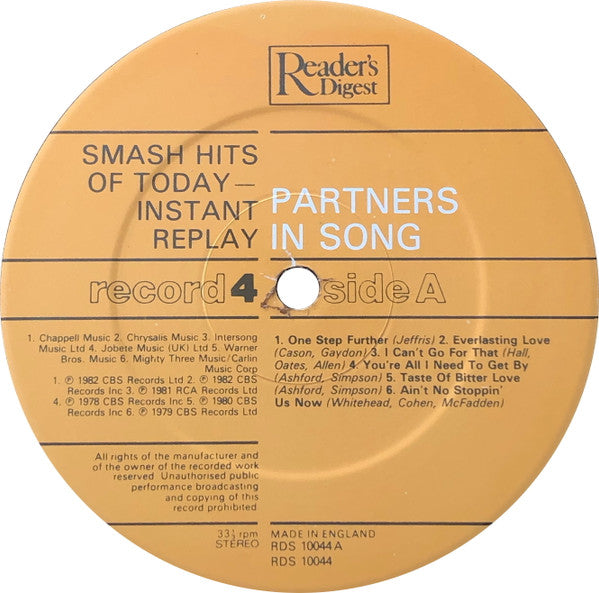 Smash Hits Of Today - Instant Replay | Near Mint (NM) Near Mint (NM)