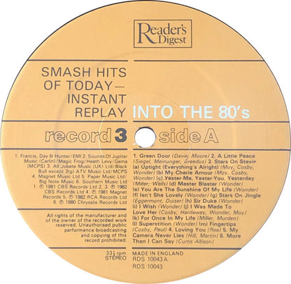 Smash Hits Of Today - Instant Replay | Near Mint (NM) Near Mint (NM)