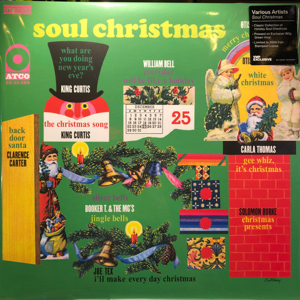 Various Soul Christmas ATCO Records, ATCO Records LP, Comp, Ltd, RE, Gre Mint (M) Mint (M)