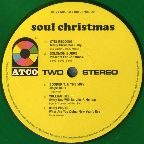 Various Soul Christmas ATCO Records, ATCO Records LP, Comp, Ltd, RE, Gre Mint (M) Mint (M)