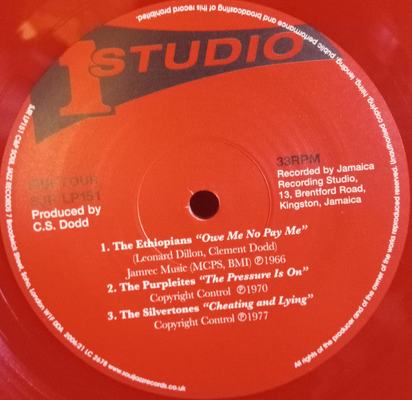 Various Studio One Groups Soul Jazz Records 2xLP, Comp, RE, Red Mint (M) Mint (M)