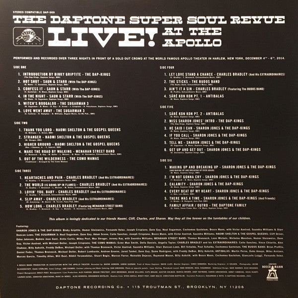The Daptone Super Soul Revue Live! At The Apollo | Mint (M) Mint (M) - FUNK *COLOR*