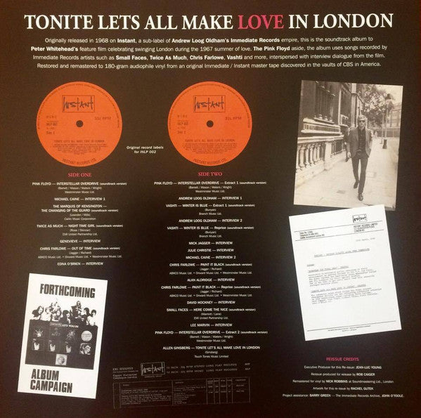 Tonite Let's All Make Love In London | Mint (M) Mint (M) - SOUNDTRACK *COLOR*