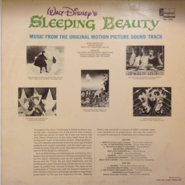 Walt Disney's Sleeping Beauty (Music From The Original Motion Picture Sound Track) | Very Good Plus (VG+) Near Mint (NM)