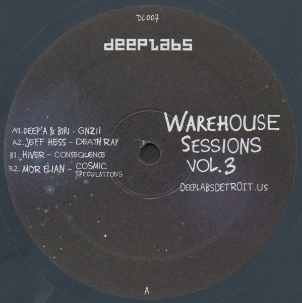 Warehouse Sessions Volume 3 | Mint (M) Generic - TECHNO *NEW/COLOR*