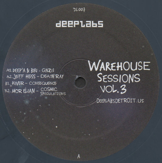 Warehouse Sessions Volume 3 | Mint (M) Generic - TECHNO *NEW/COLOR*