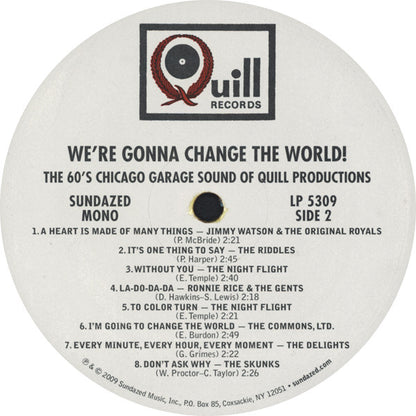We're Gonna Change The World! (The 60's Chicago Garage Sound Of Quill Productions) | Mint (M) Mint (M) - ROCK