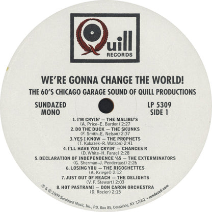 We're Gonna Change The World! (The 60's Chicago Garage Sound Of Quill Productions) | Mint (M) Mint (M) - ROCK