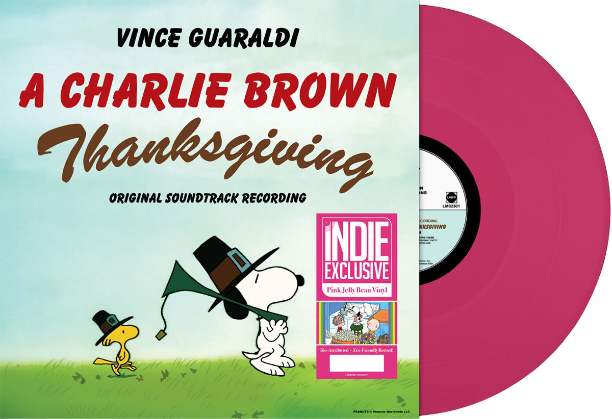 Vince Guaraldi - A Charlie Brown Thanksgiving (Indie Exclusive) [Pink Jelly Bean Vinyl] |