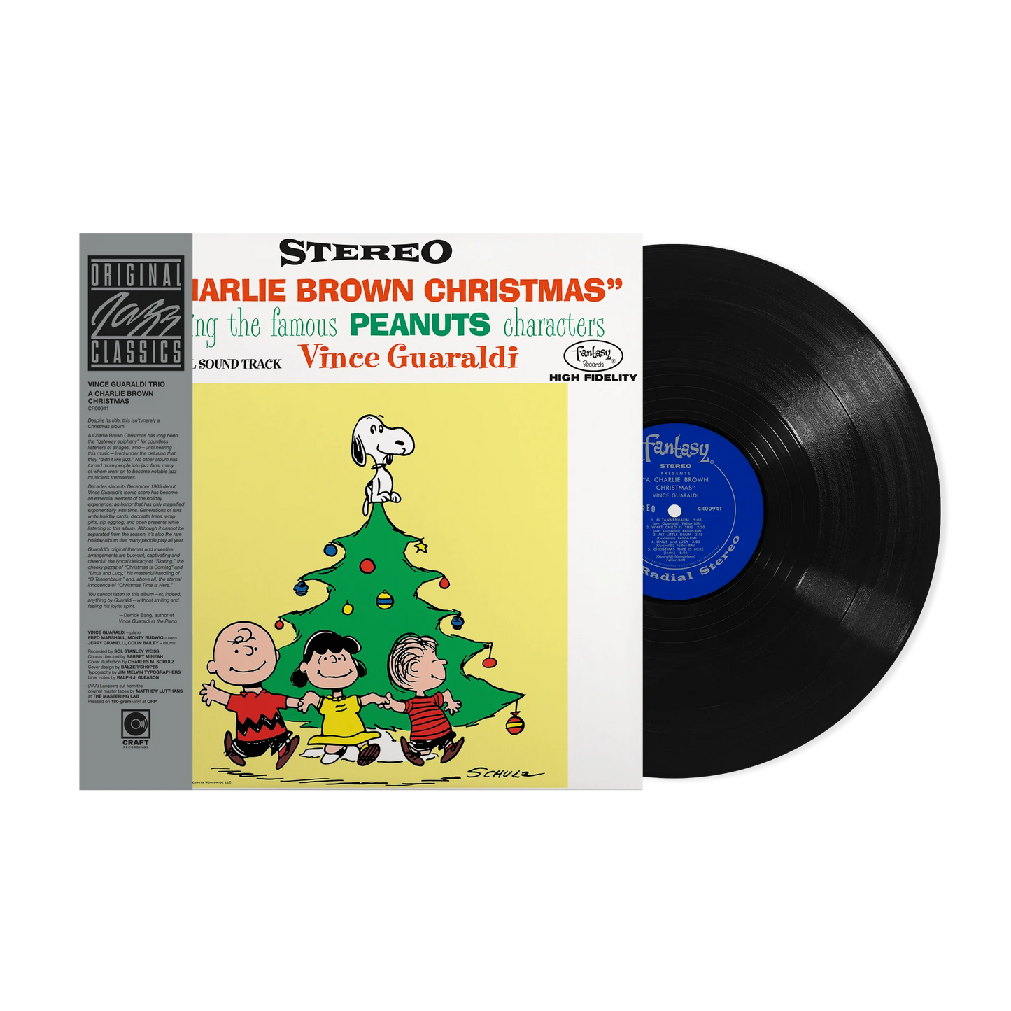 Vince Guaraldi Trio - A Charlie Brown Christmas (Original Jazz Classics Series) [180G LP] |