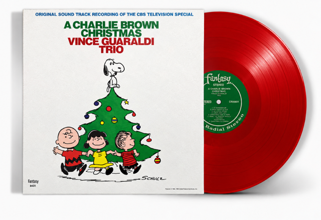 Vince Guaraldi Trio - A Charlie Brown Christmas Vinyl LP (CHRISTMAS RED VINYL) |