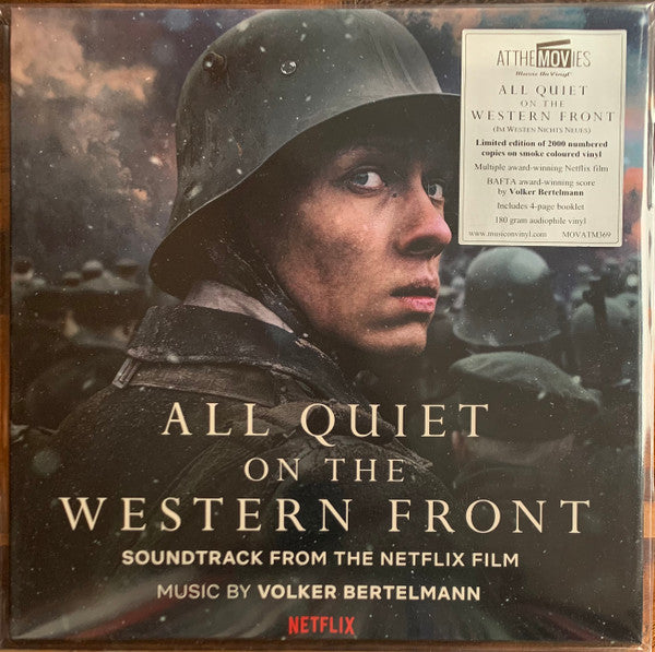 Volker Bertelmann All Quiet On The Western Front Music On Vinyl, Netflix LP, Album, Ltd, Num, Smo Mint (M) Mint (M)