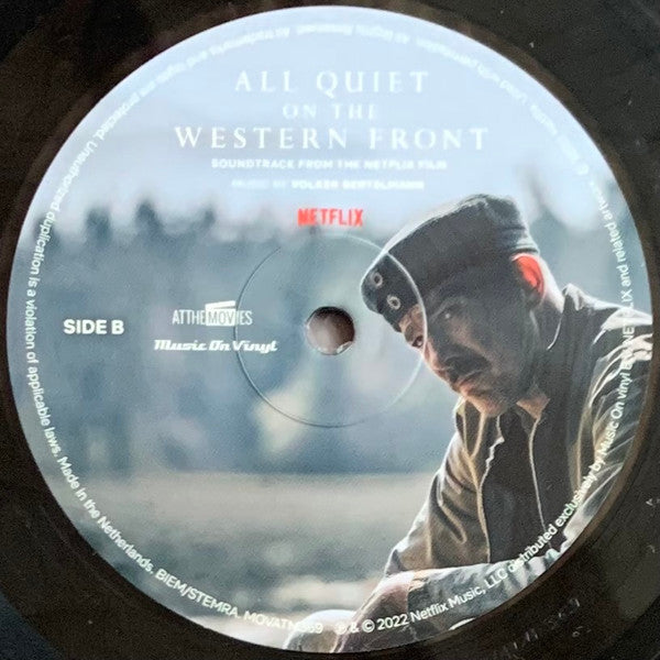 Volker Bertelmann All Quiet On The Western Front Music On Vinyl, Netflix LP, Album, Ltd, Num, Smo Mint (M) Mint (M)