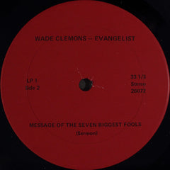 Wade Clemons With Jerry Dot Alverson The Seven Biggest Fools Not On Label LP Very Good Plus (VG+) Near Mint (NM or M-)