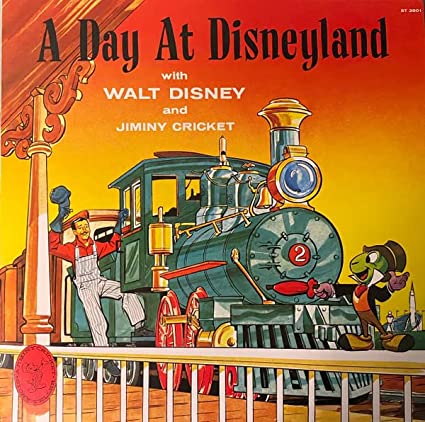 Walt Disney A Day At Disneyland with Walt Disney & Jiminy Cricket 2xLP Mint (M) Mint (M)