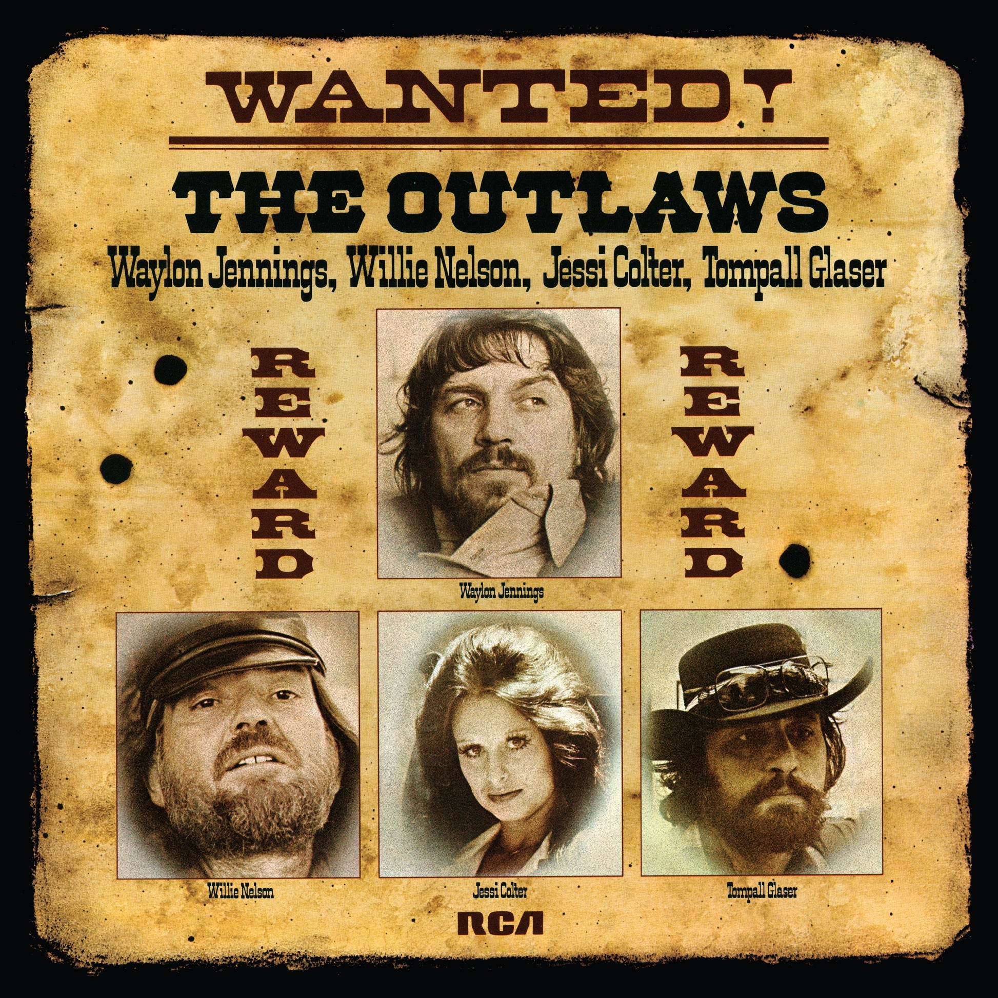 Waylon Jennings & Nelson Colter Glaser - Wanted! The Outlaws (50Th Anniversary) [Gold Vinyl] |