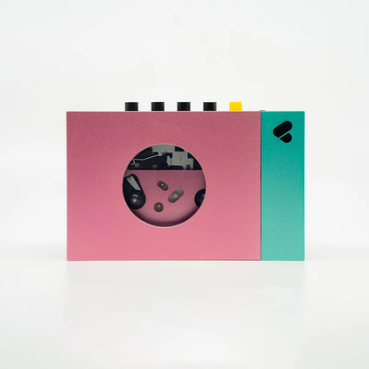 Portable BT Cassette Player Lecteur rose et vert • Edith |