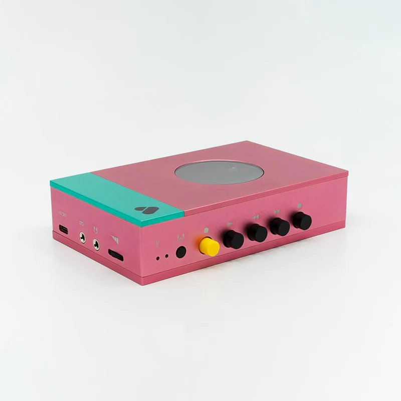Portable BT Cassette Player Lecteur rose et vert • Edith |