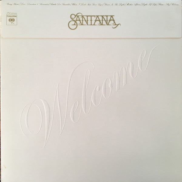 Santana Welcome Near Mint (NM or M-) Near Mint (NM or M-)