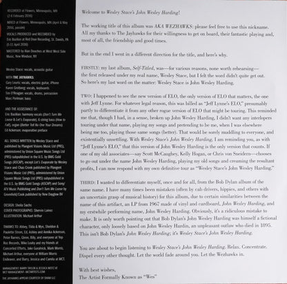Wesley Stace's John Wesley Harding | Mint (M) Mint (M)