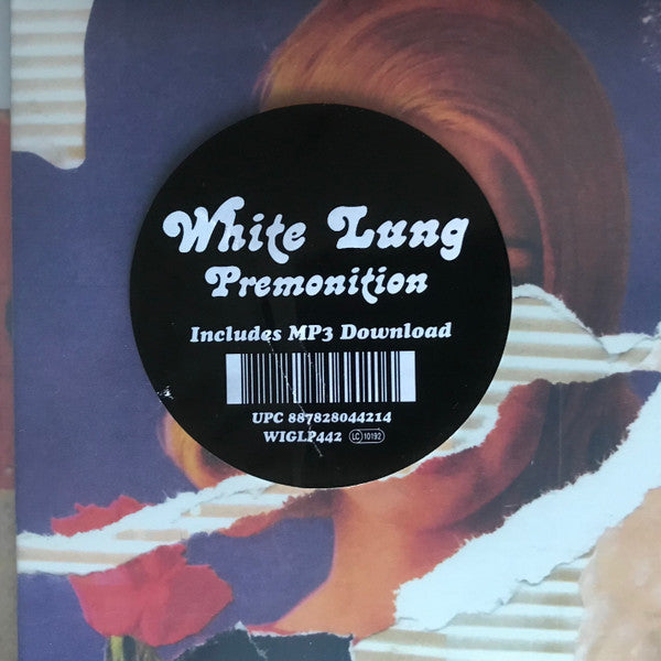 White Lung Premonition Domino Recording Co. Ltd. LP, Album Mint (M) Generic