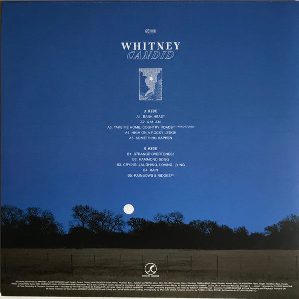 Whitney (8) Candid Secretly Canadian LP, Album, Ltd, Cle Mint (M) Mint (M)
