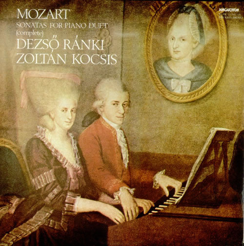 Wolfgang Amadeus Mozart, Dezső Ránki - Zoltán Kocs Sonatas For Piano Duet (Complete) Hungaroton 2xLP, Album, Gat Near Mint (NM or M-) Near Mint (NM or M-)