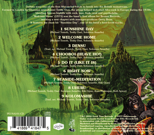 Osibisa - (PRESALE 6/19/26) Welcome Home (MOD CD) | Mint Mint - WORLD/AFRICAN *NEW*