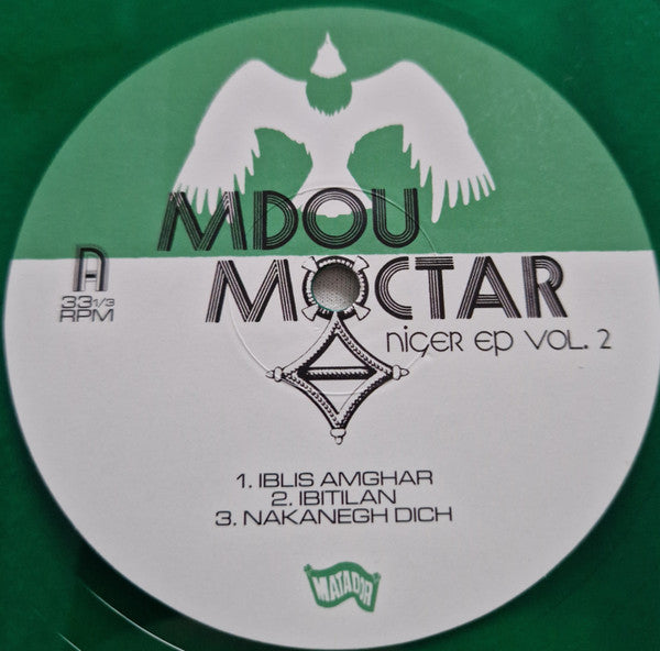 Mdou Moctar - Niger EP Vol. 2 (IEX: GREEN VINYL) | Mint (M) Mint (M) - WORLD/AFRICAN *SEALED/COLOR*