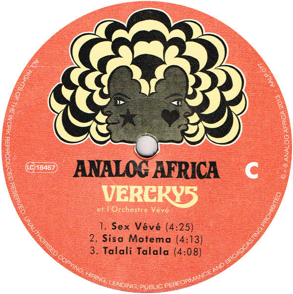 Verckys - Congolese Funk, Afrobeat & Psychedelic Rumba 1969-1978 | Mint (M) Mint (M) - WORLD/AFRICAN *SEALED*