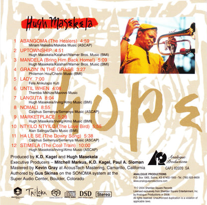 Hope (SACD) | Mint (M) Mint (M) - WORLD/AFRICAN *SEALED*