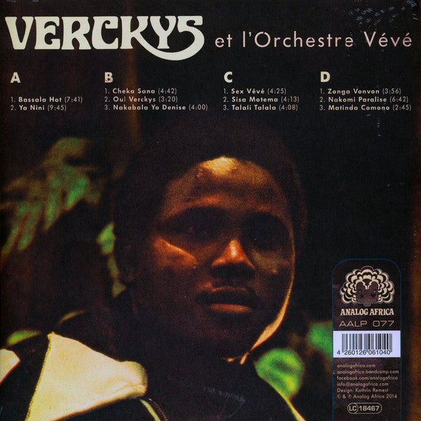 Verckys - Congolese Funk, Afrobeat & Psychedelic Rumba 1969-1978 | Mint (M) Mint (M) - WORLD/AFRICAN *SEALED*