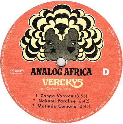 Verckys - Congolese Funk, Afrobeat & Psychedelic Rumba 1969-1978 | Mint (M) Mint (M) - WORLD/AFRICAN *SEALED*