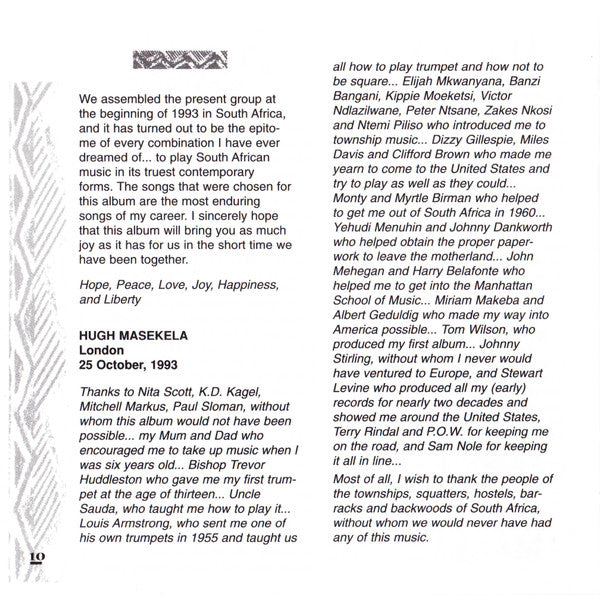 Hope (SACD) | Mint (M) Mint (M) - WORLD/AFRICAN *SEALED*