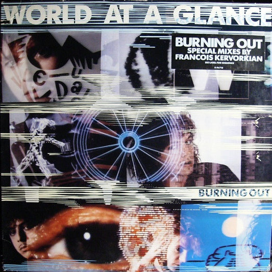 World At A Glance Burning Out Island Records 12" Very Good Plus (VG+) Very Good Plus (VG+)