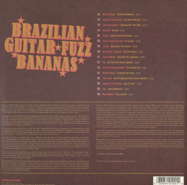 Brazilian Guitar Fuzz Bananas (2xVINYL) | Mint (M) Mint (M) - WORLD/BRAZIL *SEALED*