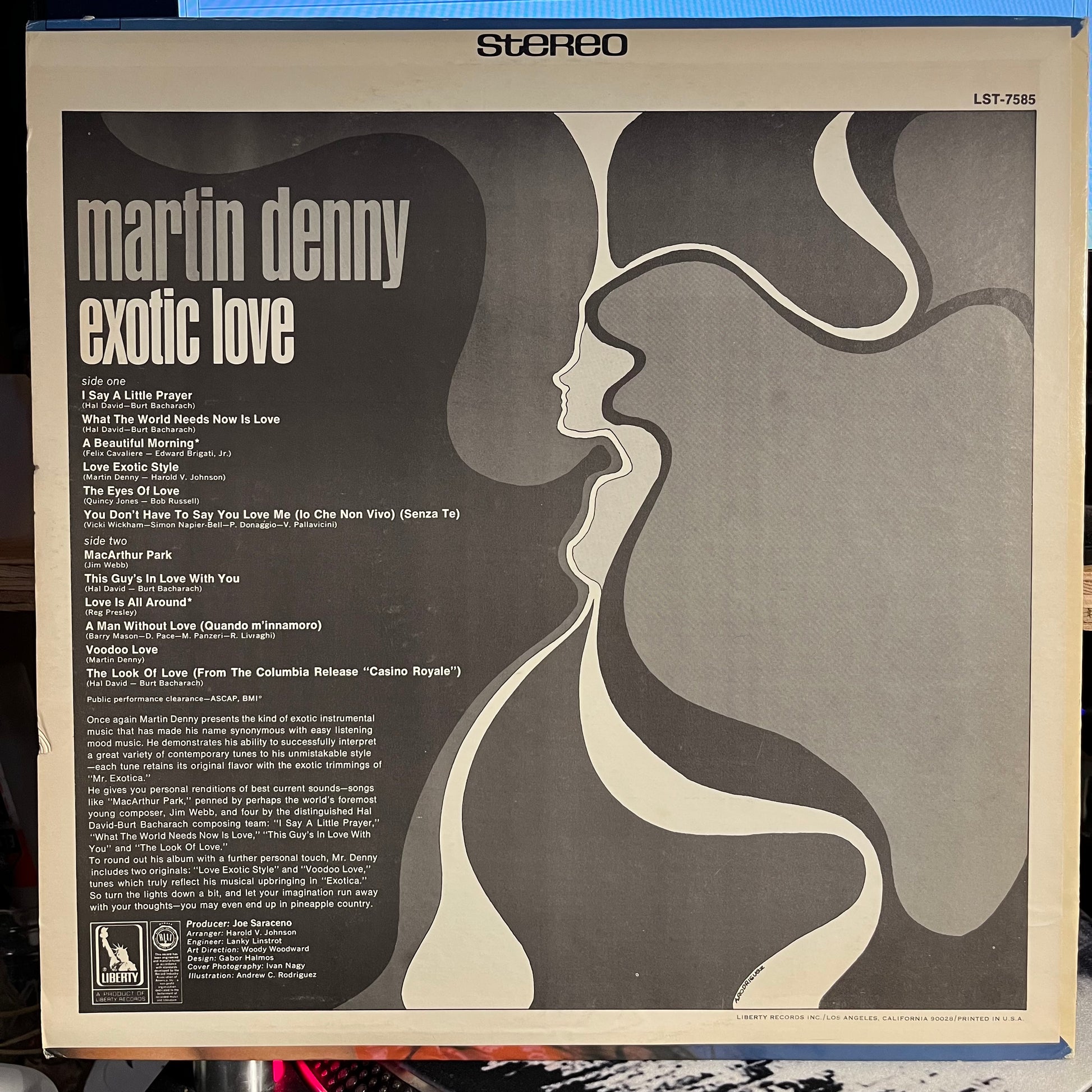 Martin Denny - Exotic Love | Near Mint (NM) Near Mint (NM) - WORLD/HAWAIIAN / USED *NEAR MINT*