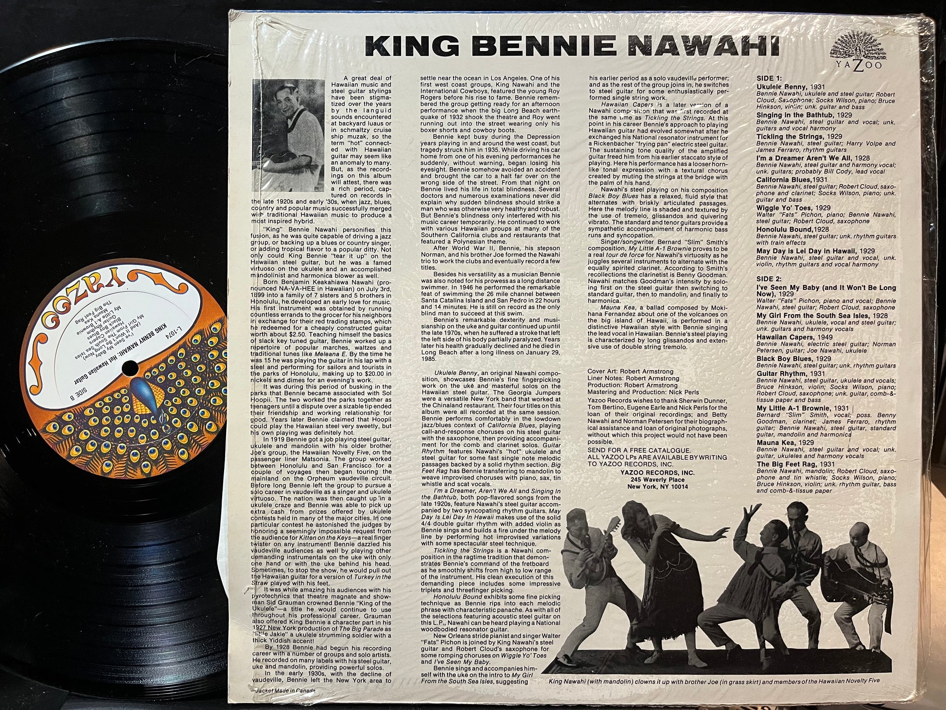 Benny Nawahi - Hot Hawaiian Guitar (1928 To Ca. 1949) (VINYL) | Near Mint (NM) Near Mint (NM) - WORLD/HAWIIAN / USED *NEAR MINT*