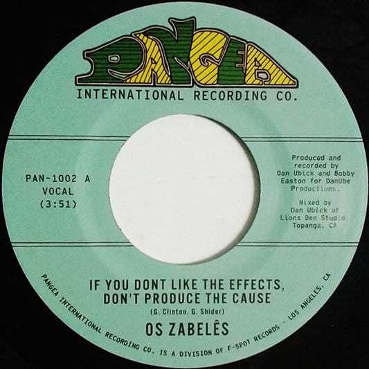 If You Don't Like The Effects, Don't Produce The Cause / Back In Our Minds | Mint (M) Generic