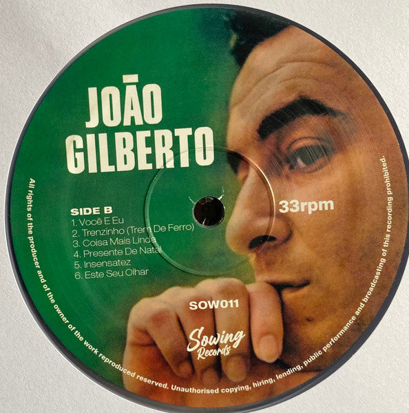 João Gilberto (CLEAR) | Mint (M) - WORLD/LATIN *SEALED/COLOR*