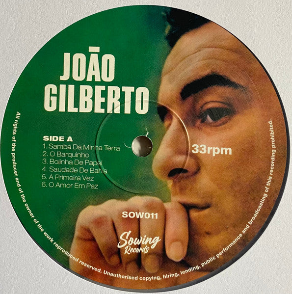 João Gilberto (CLEAR) | Mint (M) - WORLD/LATIN *SEALED/COLOR*