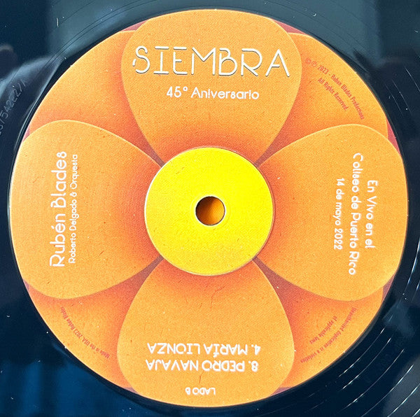 Ruben Blades - Siembra 45 Aniversario En Vivo en el Coliseo de Puerto Rico 14 de mayo 2022 (2xVINYL) | Mint (M) Mint (M) - WORLD/LATIN *SEALED*