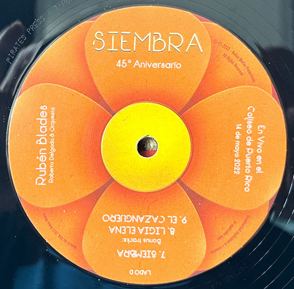 Ruben Blades - Siembra 45 Aniversario En Vivo en el Coliseo de Puerto Rico 14 de mayo 2022 (2xVINYL) | Mint (M) Mint (M) - WORLD/LATIN *SEALED*
