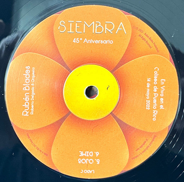 Ruben Blades - Siembra 45 Aniversario En Vivo en el Coliseo de Puerto Rico 14 de mayo 2022 (2xVINYL) | Mint (M) Mint (M) - WORLD/LATIN *SEALED*