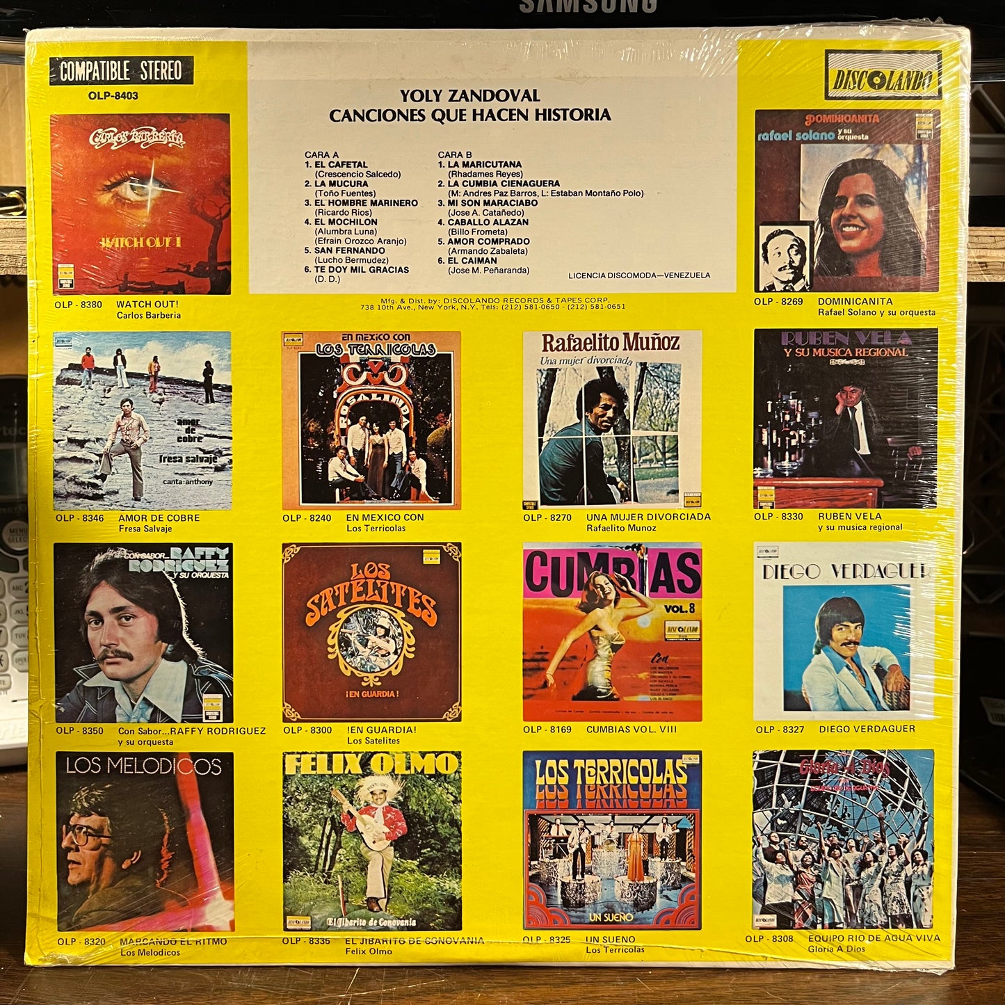 Canciones Que Hacen Historia (VINYL) | Mint (M) Near Mint (NM or M-) - WORLD/LATIN *SEALED*