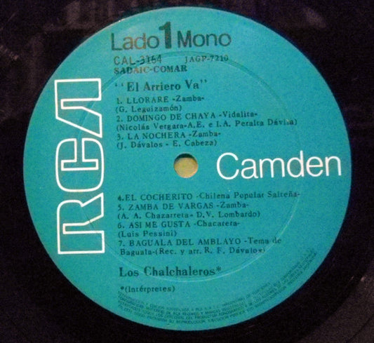 Los Chalchaleros - El Arriero Va | Excellent (EX) Generic - WORLD/LATIN / USED *EXCELLENT+*